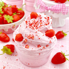 Load image into Gallery viewer, Strawberry Mousse Fluffy Butter Slime
