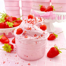 Load image into Gallery viewer, Strawberry Mousse Fluffy Butter Slime
