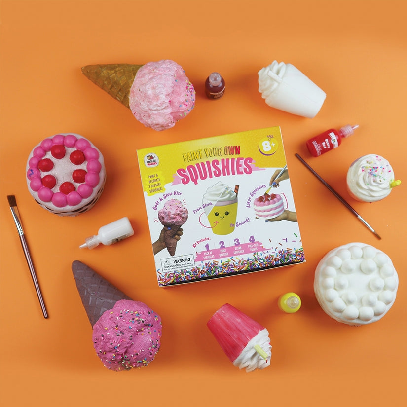 DIY Dessert Paint Your Own Squishies Kit  The Best Dessert Squishies Kit  Ever! Dessert Squishy kit 