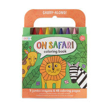 Load image into Gallery viewer, Carry Along Crayon &amp; Coloring Book Kit-On Safari (Set of 10)
