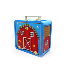 Load image into Gallery viewer, Pretend Play Wooden Barnyard Portal Play House

