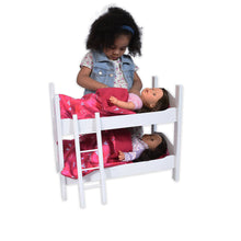 Load image into Gallery viewer, Bunk Bed for Twin Dolls fits 18&quot; Dolls
