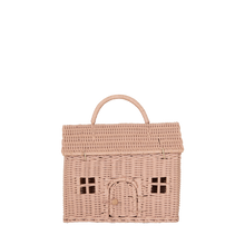Load image into Gallery viewer, Rattan Casa Clutch in Rose
