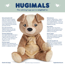 Load image into Gallery viewer, Charlie the Puppy Hugimal- Weighted Stuffed Animal
