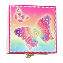 Load image into Gallery viewer, Rainbow Butterfly Small Unicorn Jewelry Box
