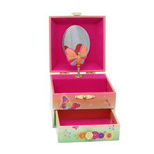 Load image into Gallery viewer, Rainbow Butterfly Small Unicorn Jewelry Box
