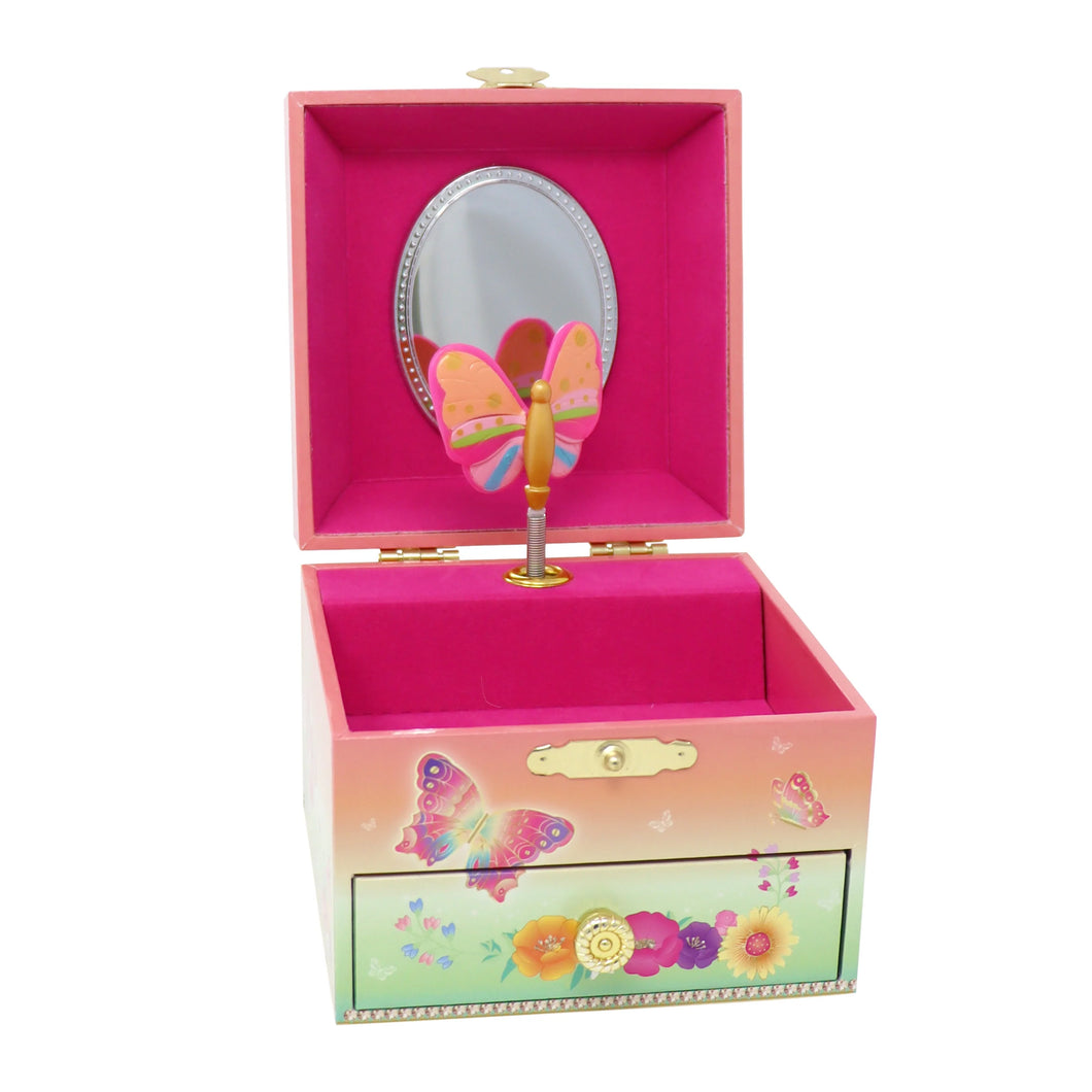 Rainbow Butterfly Small Unicorn Jewelry Box