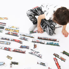 Load image into Gallery viewer, Mix and Match Trains Age 5+ : longest puzzle train + poster
