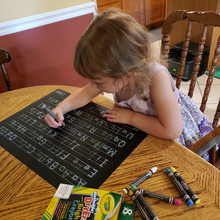 Load image into Gallery viewer, Letters Practice Chalkboard Placemats

