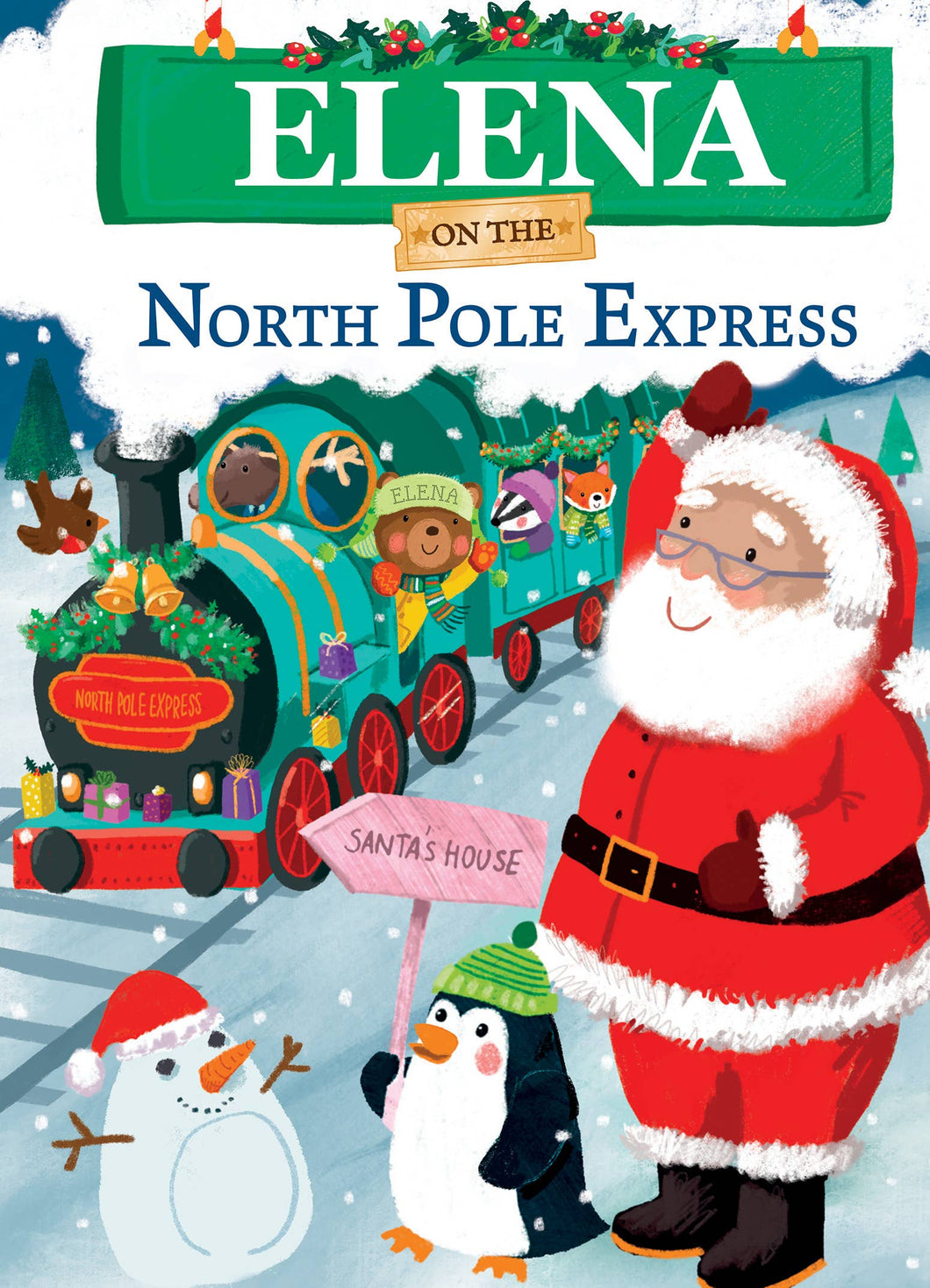 Elena on the North Pole Express - Hard Cover