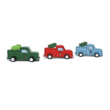 Load image into Gallery viewer, Pull Back Retro Truck &amp; Christmas Tree
