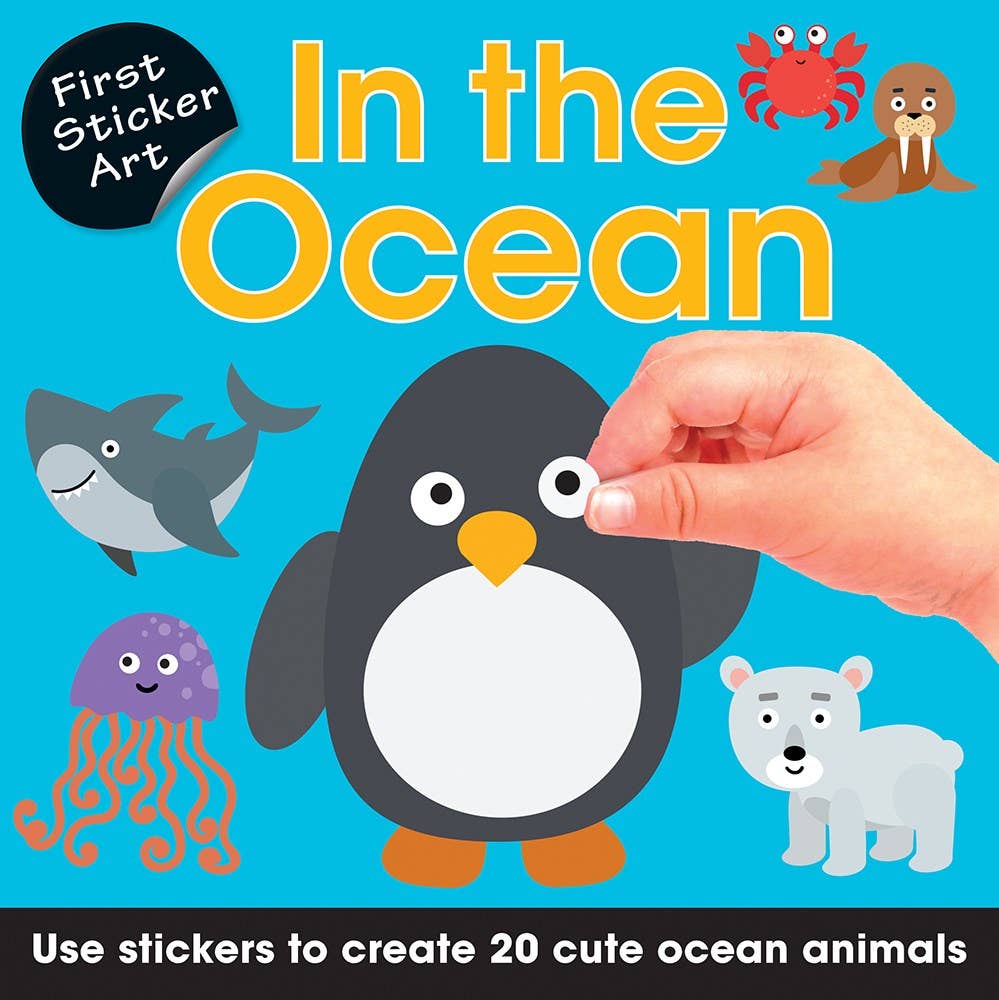 First Sticker Art: In The Ocean (190 reusable stickers!)