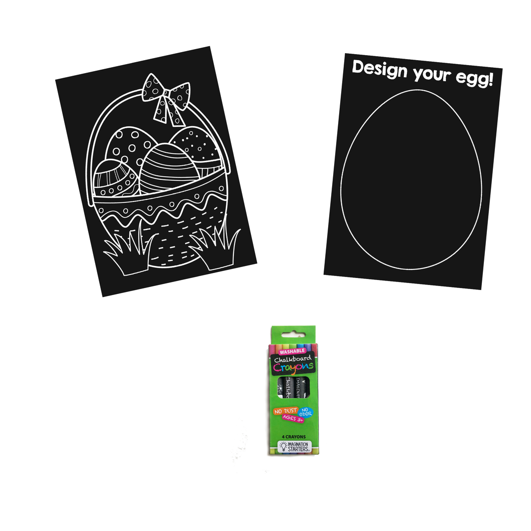 Easter 2022 Minimat Chalkboard Coloring Kit