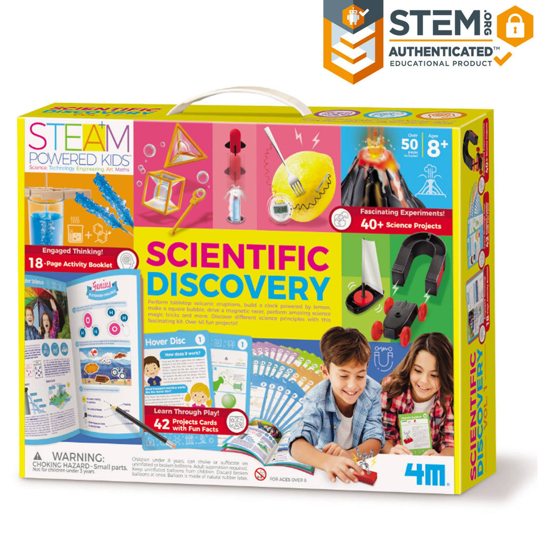 Scientific Discovery STEM Lab Experiment Kit with 42 projects