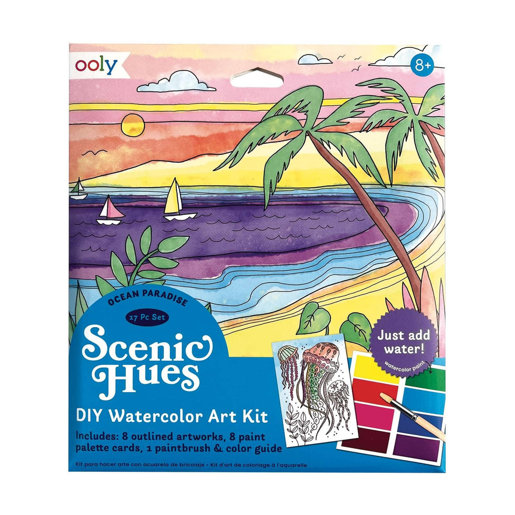 Scenic Hues D.I.Y. Watercolor Kit Ocean Paradise