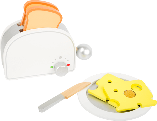 Wooden Toaster Breakfast Set For Play Kitchen