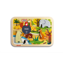 Load image into Gallery viewer, Zoo Wooden Chunky Puzzle
