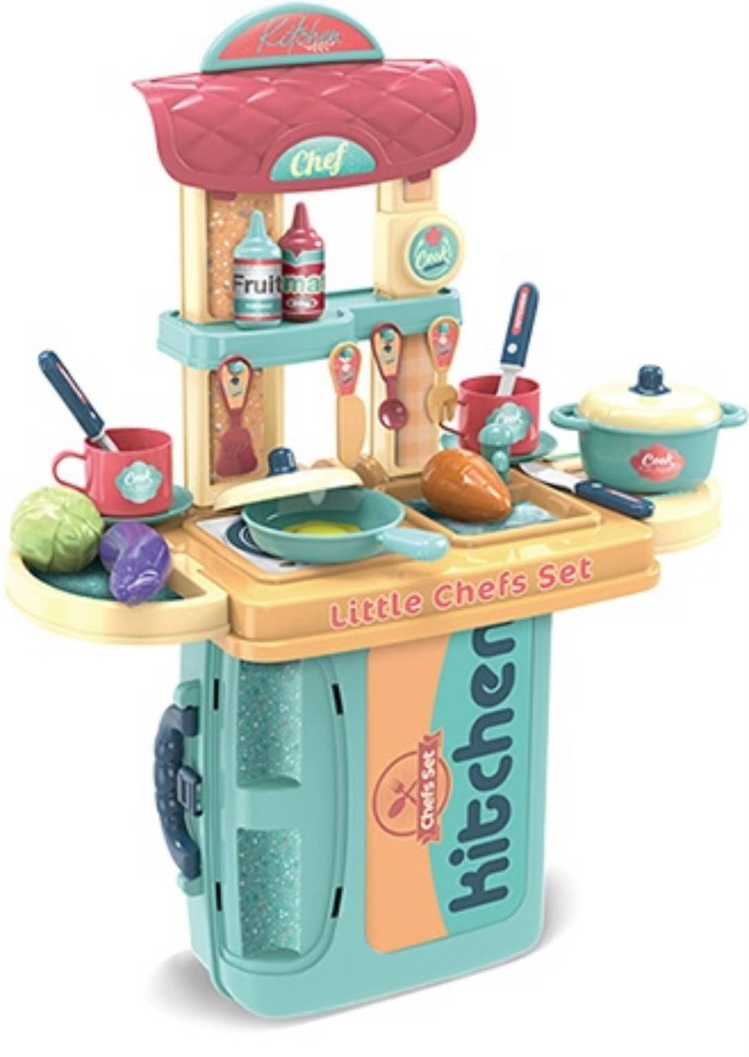 Chef Kitchen Playset in a Case - 36 pcs