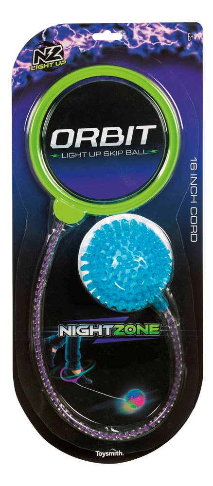 Nightzone Orbit Light Up Skip Ball - Colors Vary