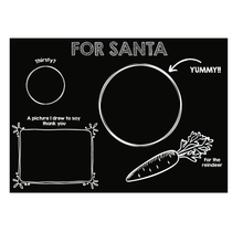 Load image into Gallery viewer, Santa&#39;s Cookies Chalkboard Placemat

