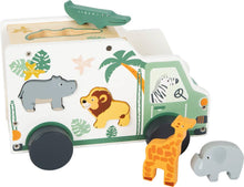 Load image into Gallery viewer, Safari Truck Shape Sorter Animal Play
