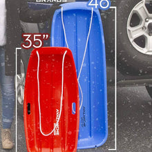 Load image into Gallery viewer, Downhill Toboggan Snow Sled - 48&quot; Red
