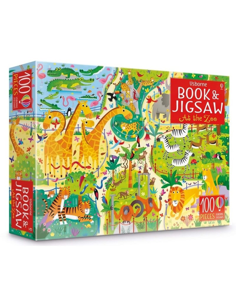 Book & Jigsaw Puzzle At the Zoo
