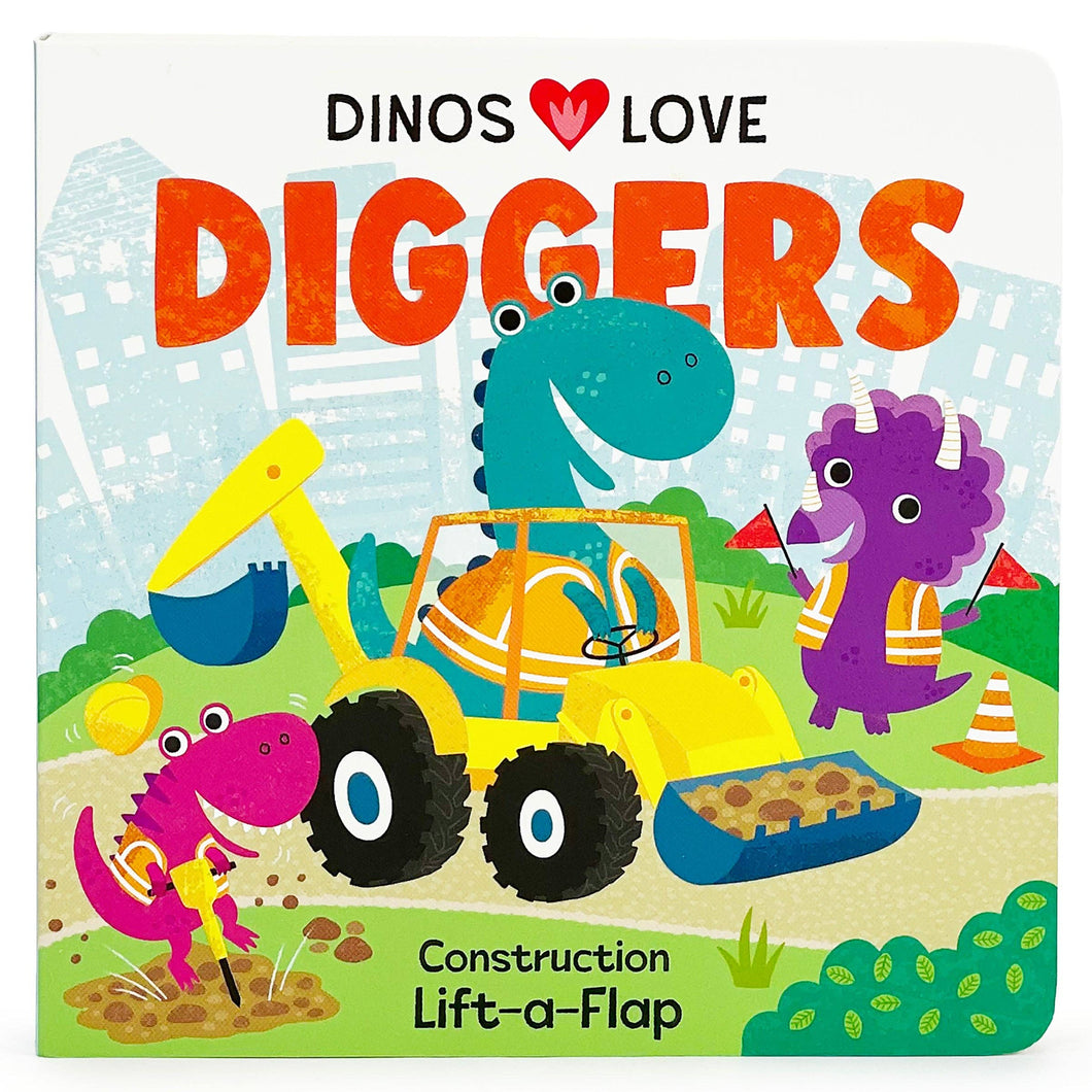 Dinos Love Diggers Board Books