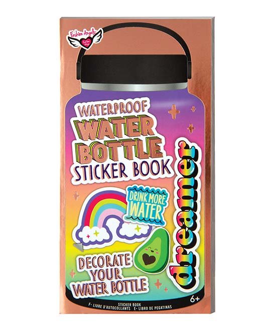 Waterproof Water Bottle Sticker Book